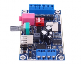 WAV MP3 Voice Module,10W Sound Player, DC 12V Programmable Control Support TF Card U-Disk